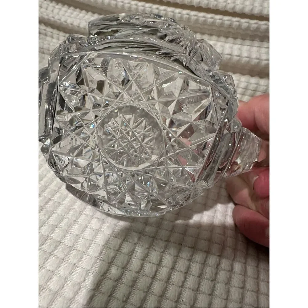 Crystal sugar and creamer set